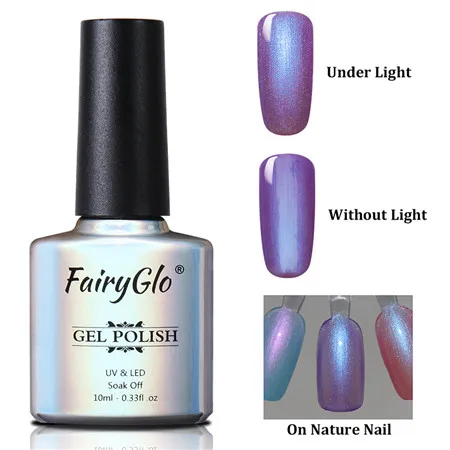 9515 FairyGlo 10 мл Гель-лак для ногтей жемчужный Блестящий УФ-Гель-лак замачиваемый долговечный дизайн ногтей Гель-лак Гибридный лак - Цвет: 9515