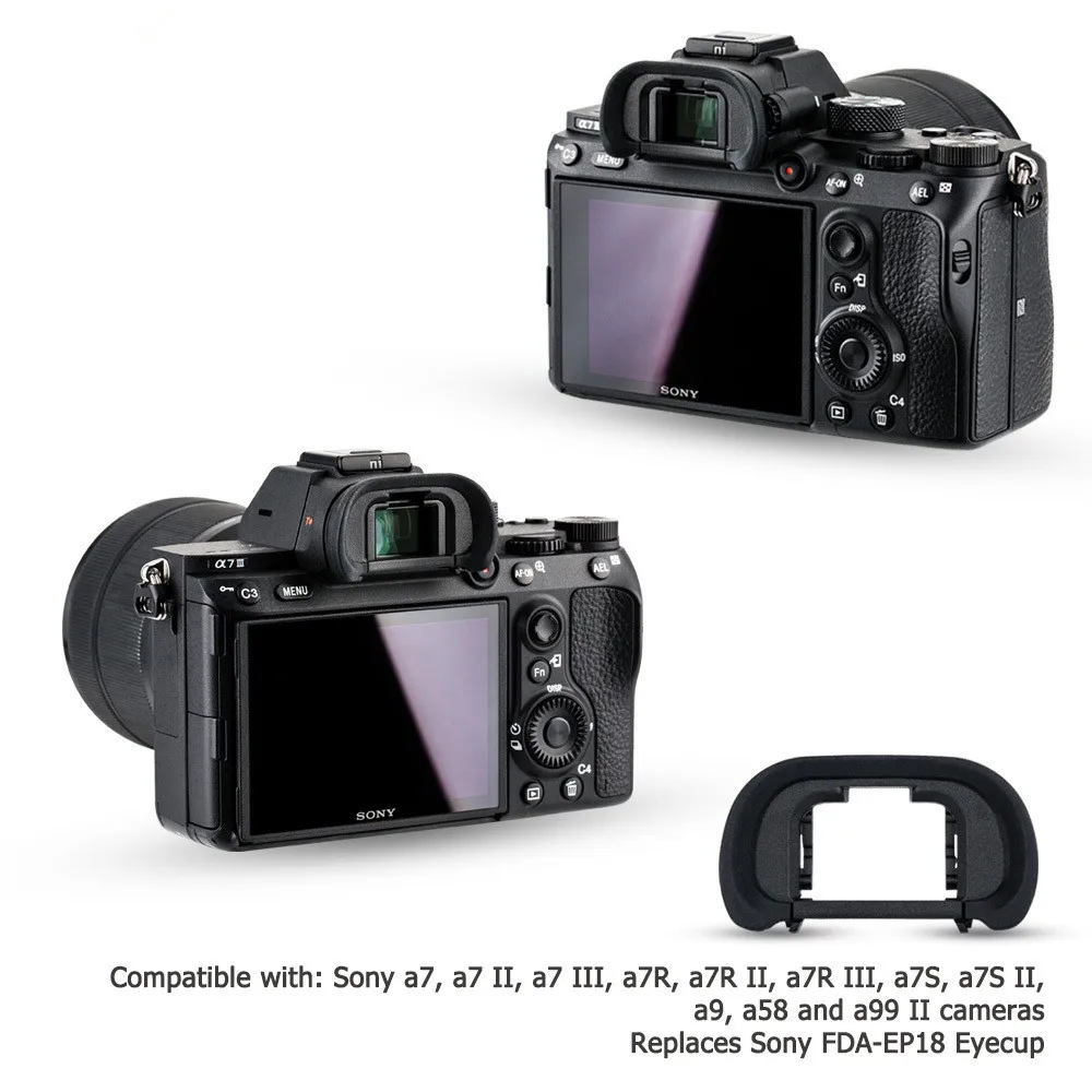 Видоискатель для Sony a9 a7 II III a7R a7S a58 a99 сменный силиконовый видоискатель 2 шт.