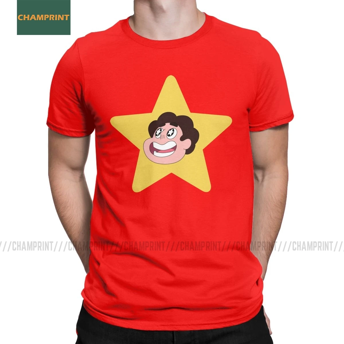 Футболка Steven Universe Star Мужская с драгоценными камнями Пляжная футболка Su Emmy Rebeca из