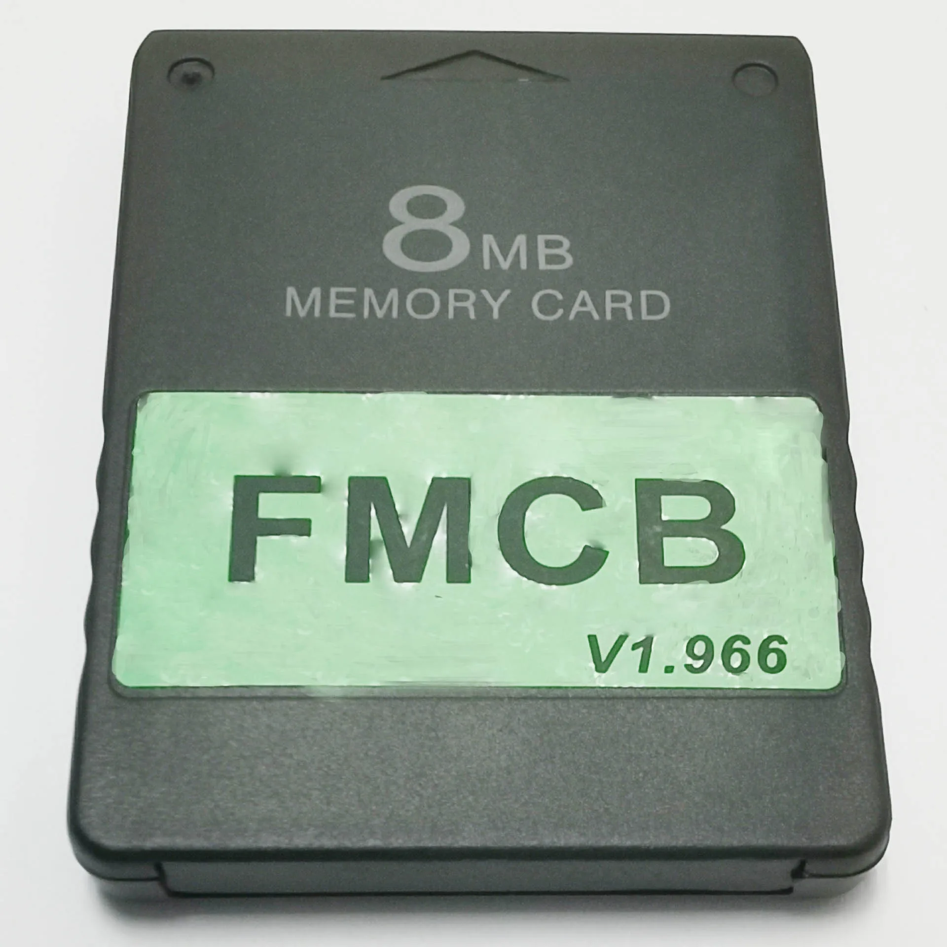 Tarjeta de memoria negra v1.966 para Sony Playstation 2 y PS2, tarjeta de ahorro de juegos gratis, 8MB/16MB/32MB/64MB