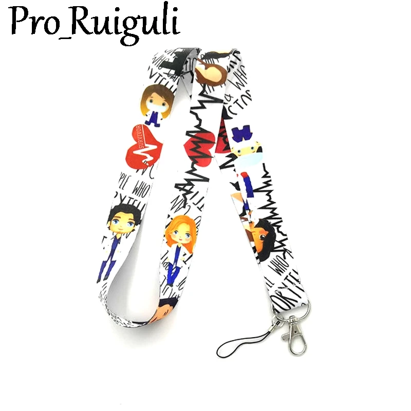 

Серый анатомический шейный ремешок, брелок, ремень для мобильного телефона, держатель значка, веревка, брелок, брелки, аксессуары для коспле...