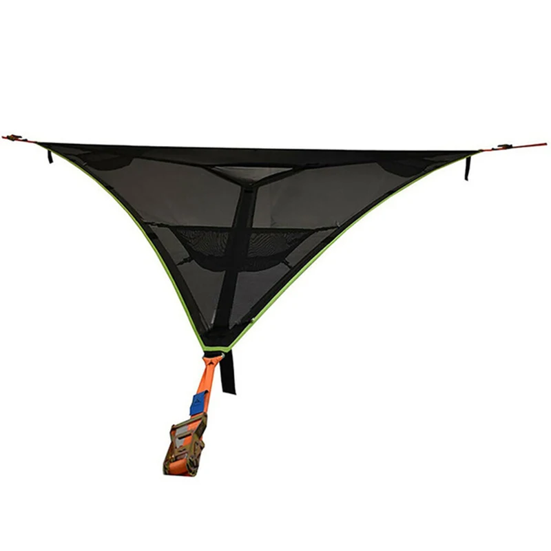 

2.8*2.8M Lightweight Triangle Camping Hammock Outdoor Double Person Tourist Hanging Hammocks Canopy For Backpacking Travel