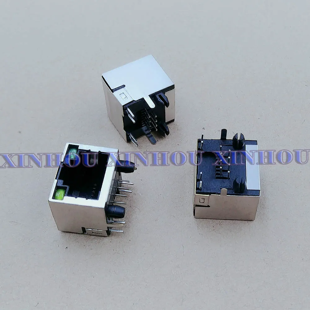 10 шт. разъем RJ45 8-контактный кабель интерфейсы экранированная Хрустальная