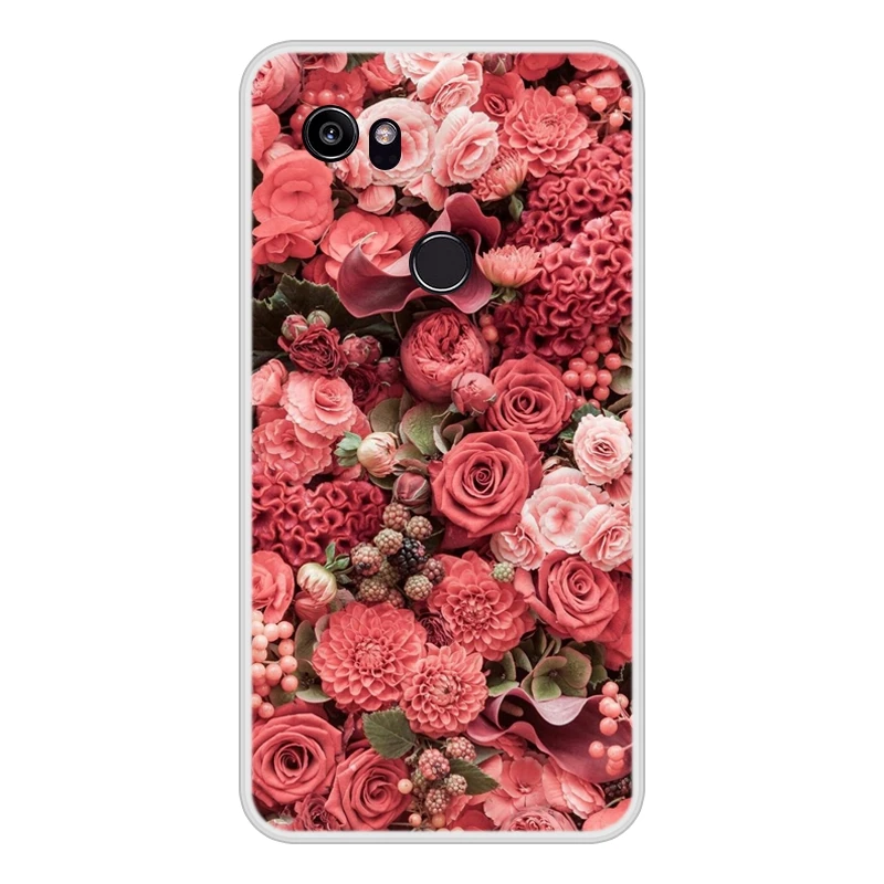 Чехол для Google Pixel 2 XL мягкий силиконовый чехол телефона из ТПУ с крутым рисунком 2XL