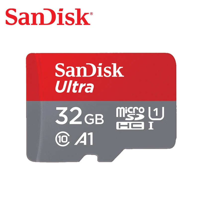 Карта памяти SanDisk 100% A1 SDSQUNC TF Ultra на 16 ГБ 32 64 128 адаптер Micro sd класс 10 UHS-1 карта TF/SD для
