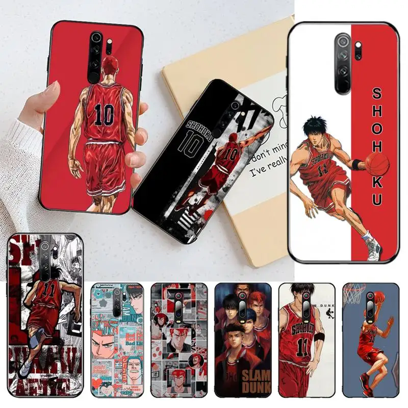 Slam dunk Аниме Манга закаленное ТПУ Мягкий силиконовый чехол для телефона Redmi 8A Note 9 8T