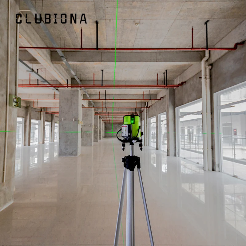 Clubiona наклон slash функциональный немецкий бренд 520nm открытый и приемник доступны наливные зеленый луч линии лазерный уровень