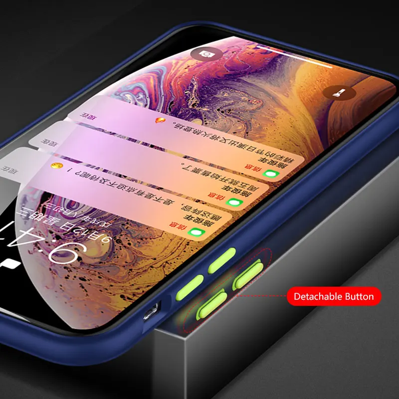 KKREFF противоударный прозрачный Гибридный Силиконовый чехол для телефона iPhone X XS XR