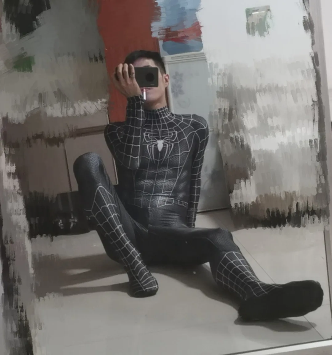 Костюм тобей Магуайра черный костюм Райми для косплея карнавальный комбинезон