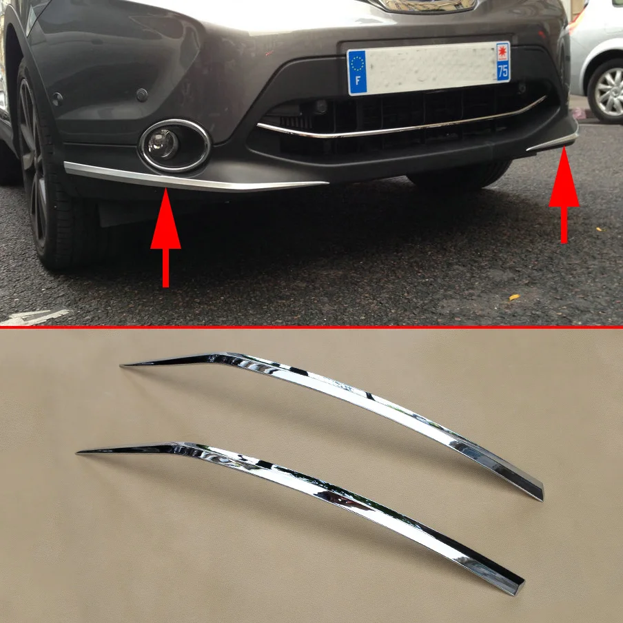 Хромированный передний бампер защитная крышка полосы отделка подходит для 2014 2015