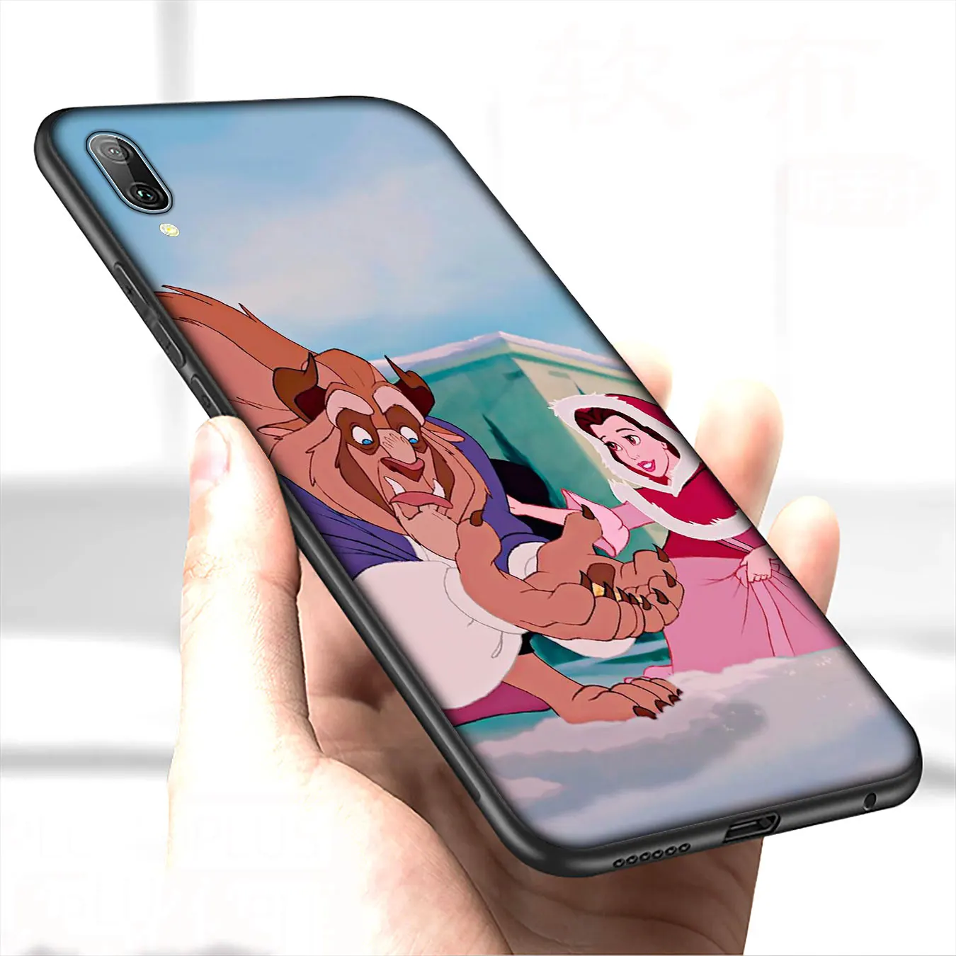 Мягкий силиконовый чехол IYICAO Beauty and the beast для Huawei Y9 Y7 Y6 Prime 2019 Honor 20 10 9 9X 8C 8X 8 Lite 7C 7X 7A