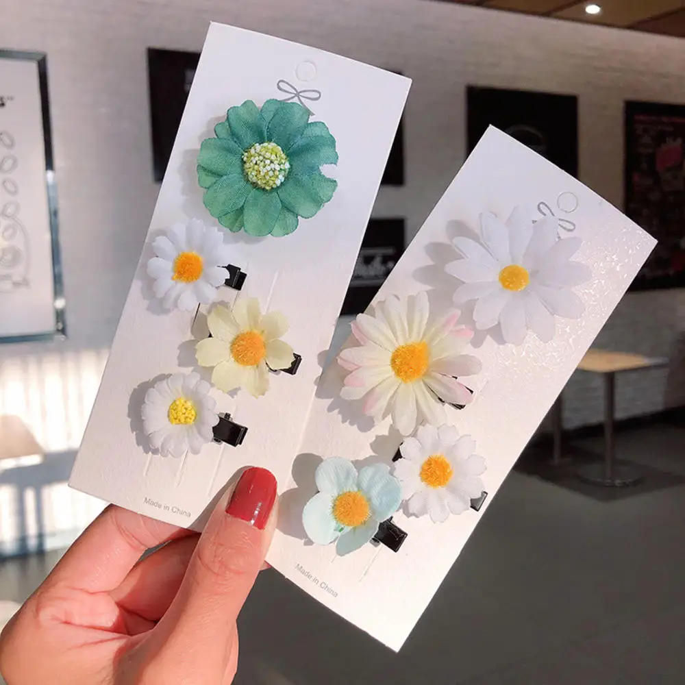 4 шт./компл. Новые простые заколки для волос в Корейском стиле с милыми маленькими