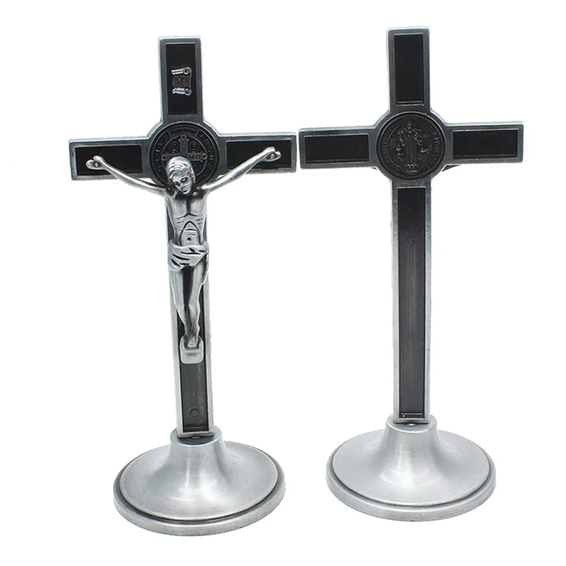 Крест Распятие стенд Христос католик Статуэтка женщины в автомобиль для дома с