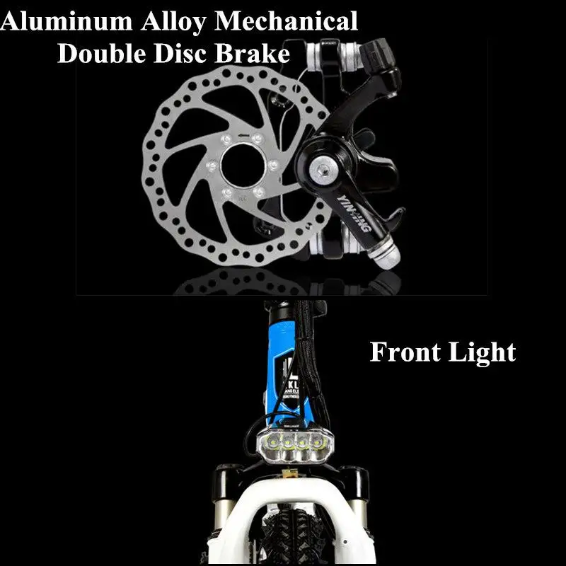 Электрический скутер 36 в 240 Вт двухколесные электрические велосипеды 20 дюймов 7