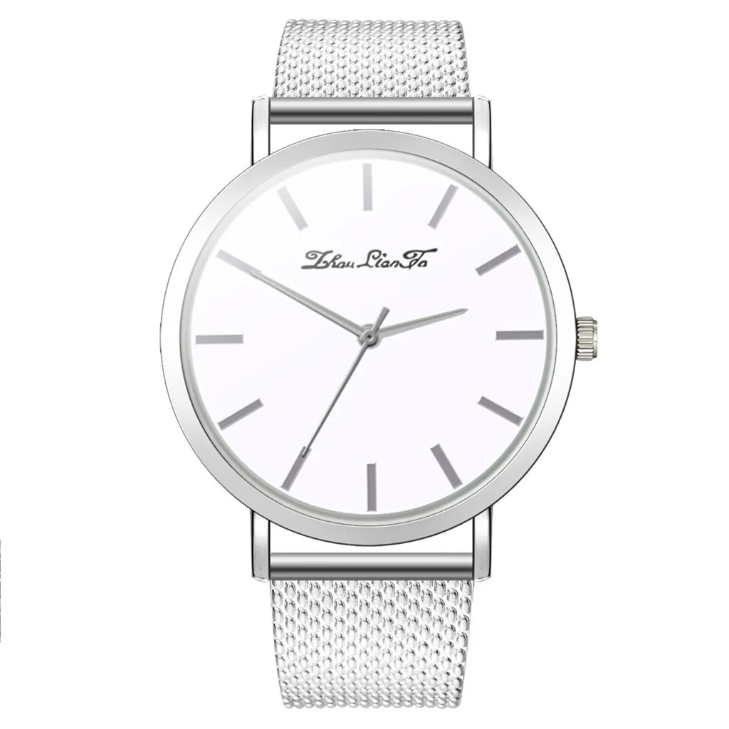 Мужские модные бизнес часы простой ПВХ аналог с силиконовым ремешком кварцевые