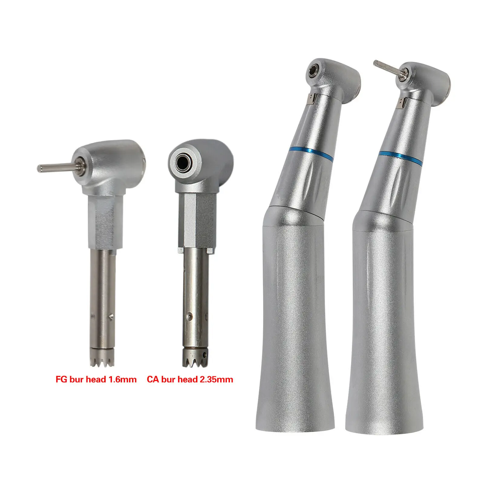 

Dental E-type Slow Low Speed Contra Angle Inner Water Spray Handpiece Push Button FG/CA Head Fit Nsk
