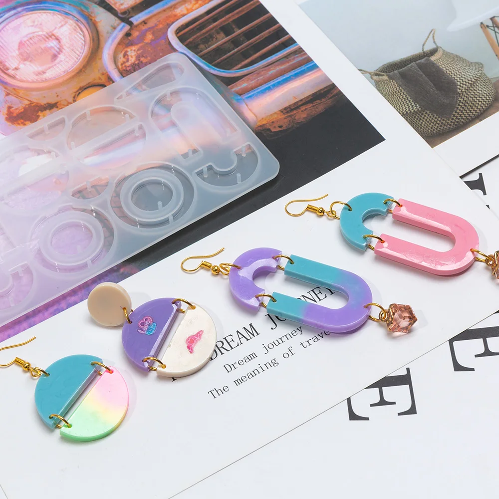 

Кулон с ушным крючком и гвоздиком украшает силиконовую форму, ювелирные аксессуары, инструменты для ювелирных изделий