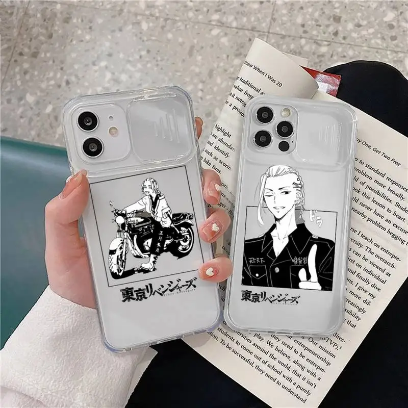 

Tokyo Revengers Anime Phone Case Transparent Camera Protection for iPhone 12 11 8 7 se 2020 mini pro X XS XR MAX Plus