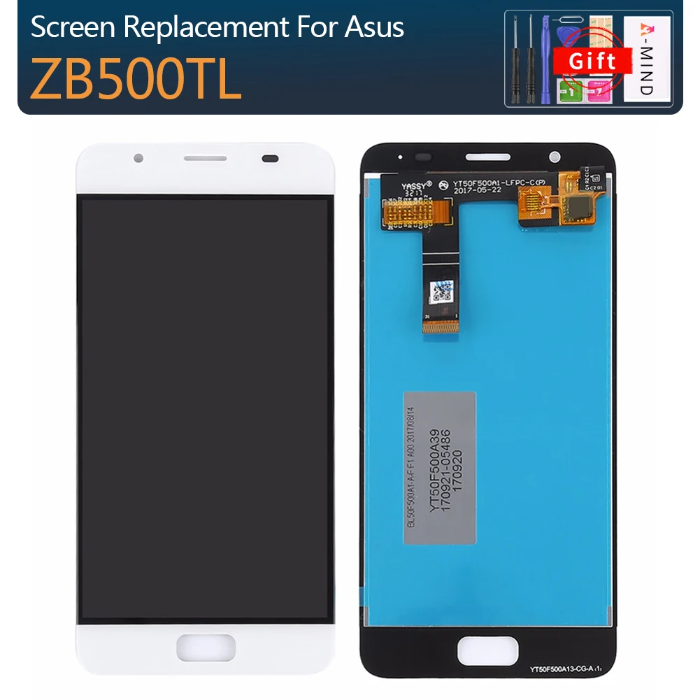 Для 5 0 &quotasus ZenFone Peg asus 4A ZB500TL X00KD ЖК дисплей + сенсорная панель дигитайзер