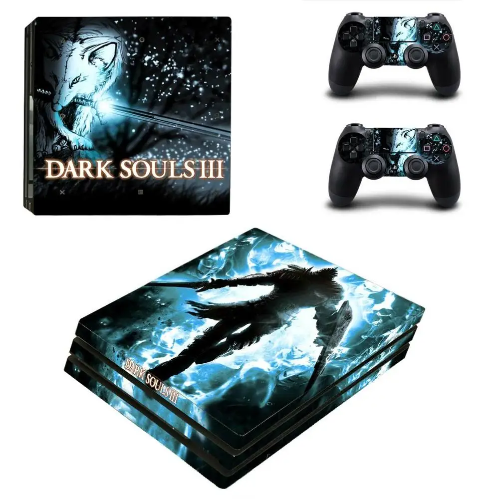 Наклейки Dark Souls PS4 Pro s Play station 4 наклейки для PlayStation скины консоли и контроллера