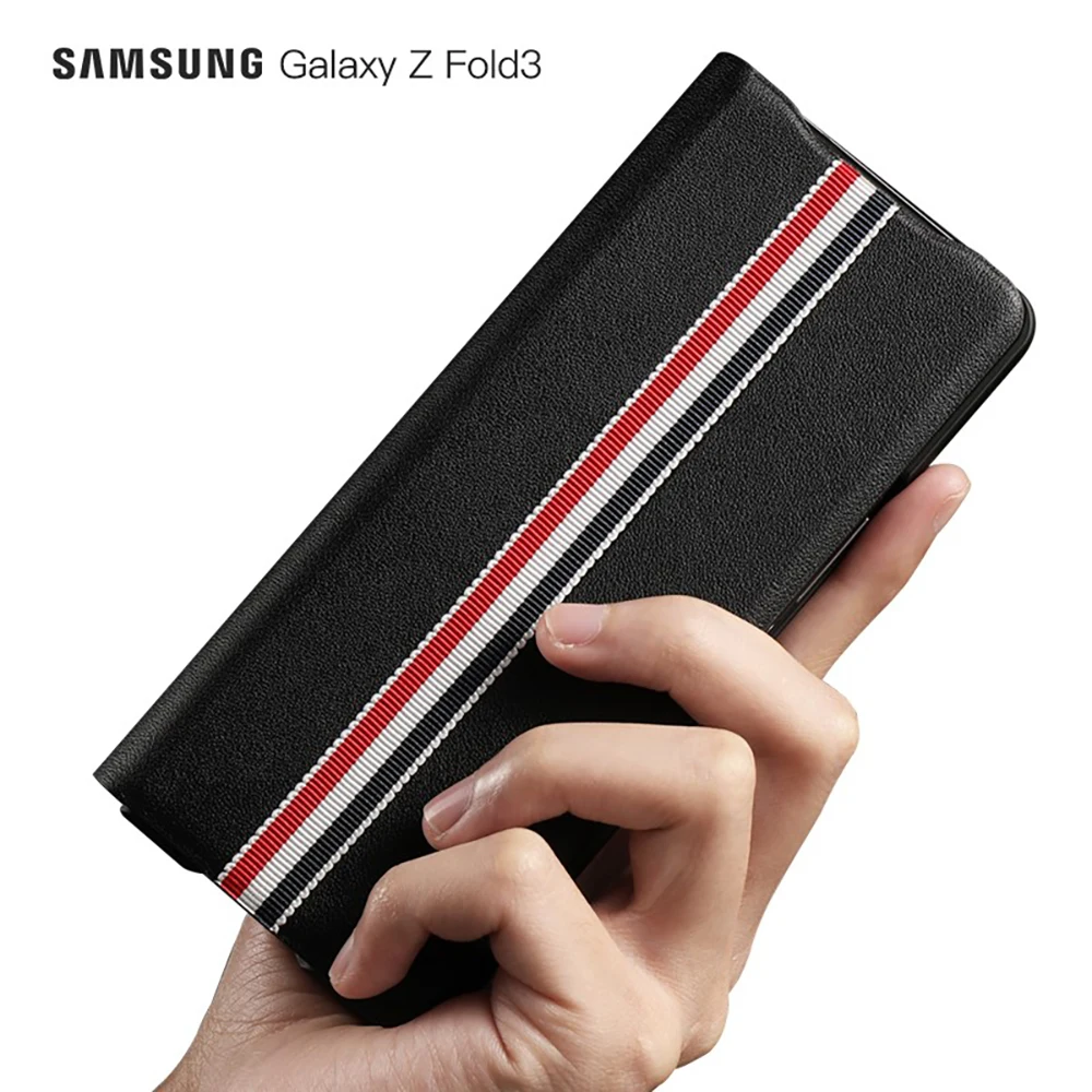 

Чехол-кобура из натуральной кожи для Samsung Z Fold 3 4