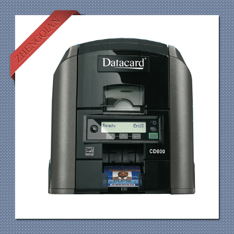 Односторонний карточный принтер Datacard CD800 для Азии используется чернильная лента