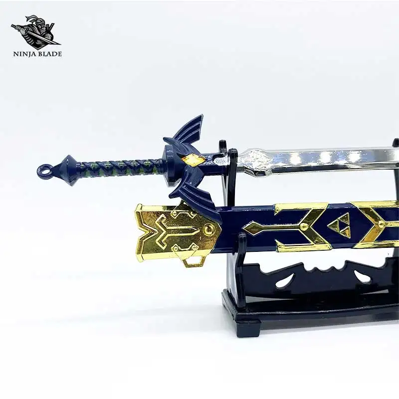 Металлическая НЕОБРАБОТАННАЯ мини-модель для геймеров Link Master Sword Breath of The Wild Hylian