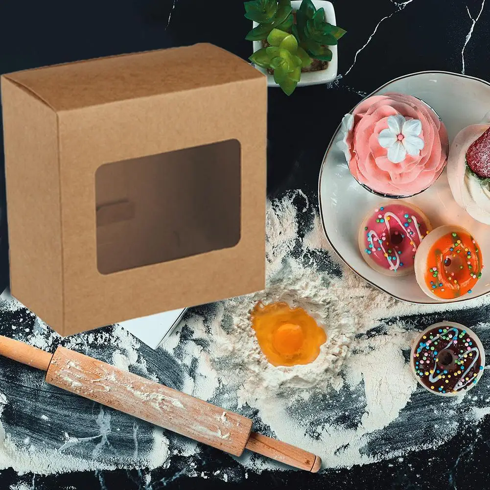 10 шт. многоцветная подарочная упаковочная коробка бумага ежедневная упаковка