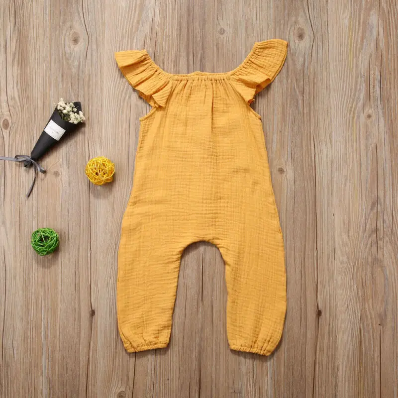 

UK Newborn Baby Girl Boy Summer Clothes Cotton Romper Jumpsuit Bodysuit Playsuit