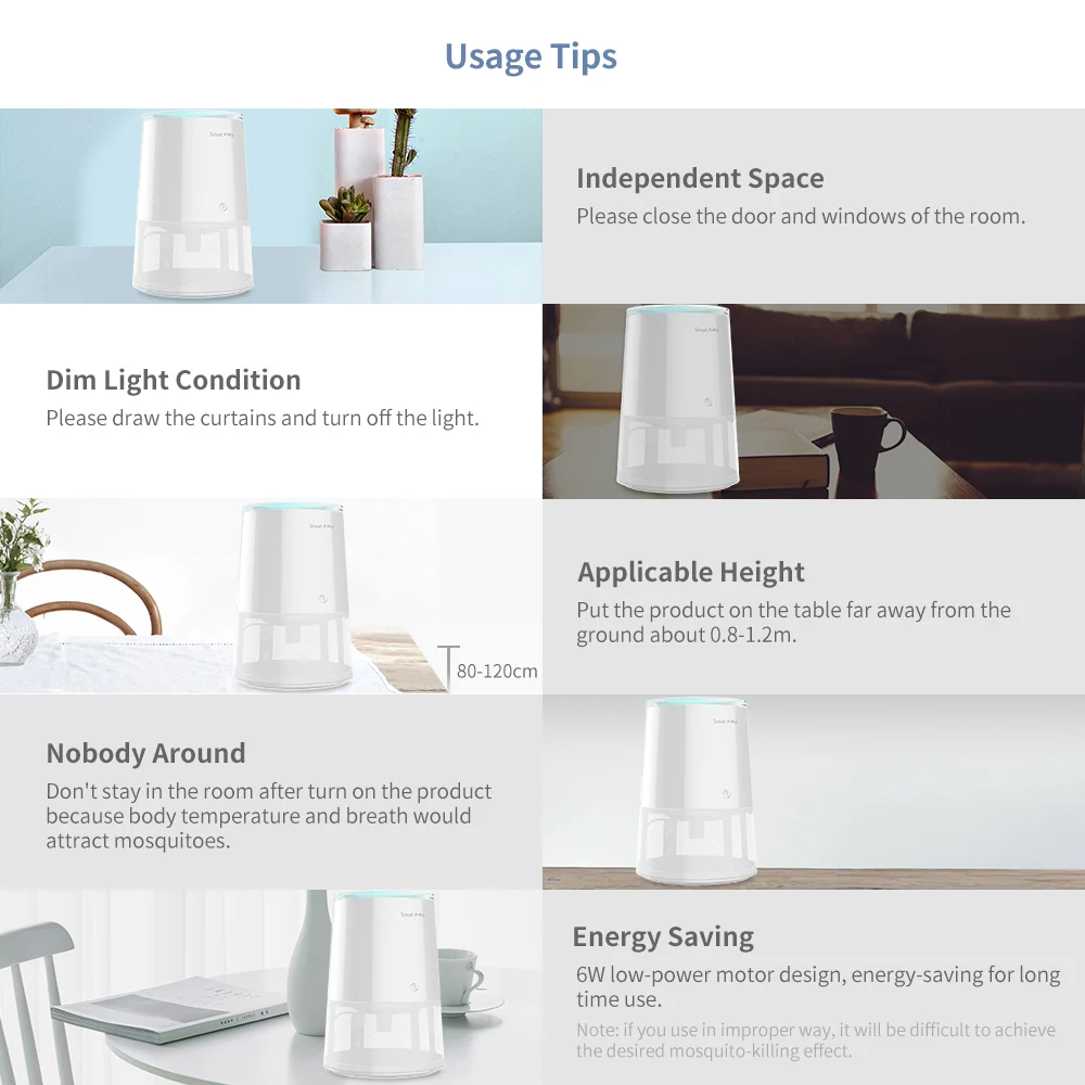 

Mosquito Killer Lamp Non-toxic Photocatalyst Mosquitoes UV Light Lamp Repeller Trap Downdraft Bug Zapper Mosquito Repellent