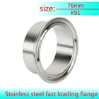 1 шт. OD 76 мм feerule K91 SS304 санитарная труба из нержавеющей стали сварочный зажим тройного типа и удлиненное соединение