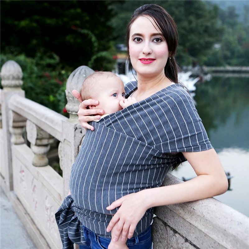 Модная полосатая накидка для новорожденных грудного вскармливания мамы детей 0 36