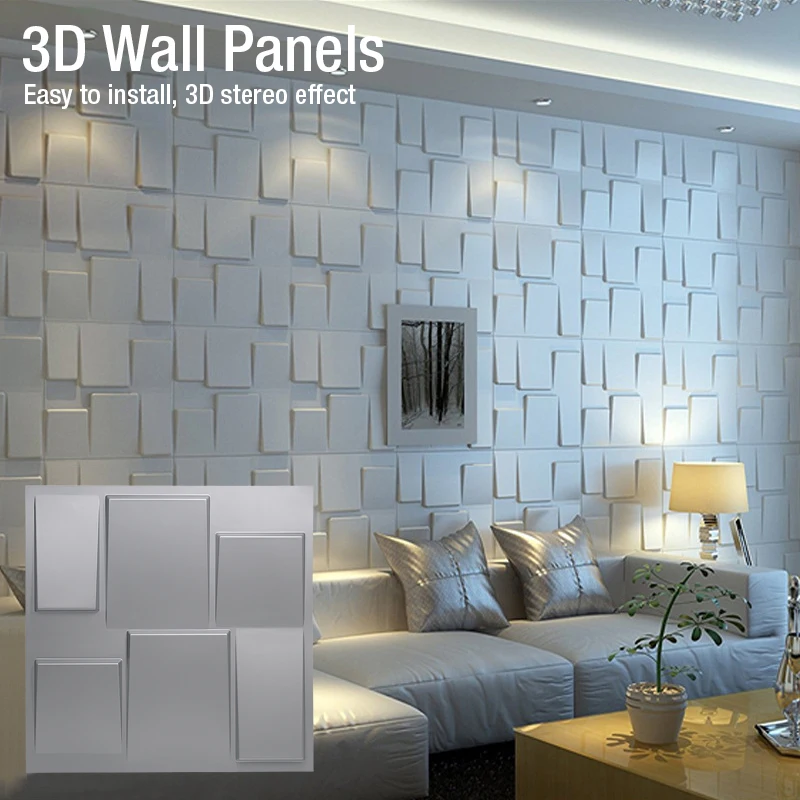 50x50 см 3D Трехмерная настенная наклейка декоративные обои для гостиной настенные