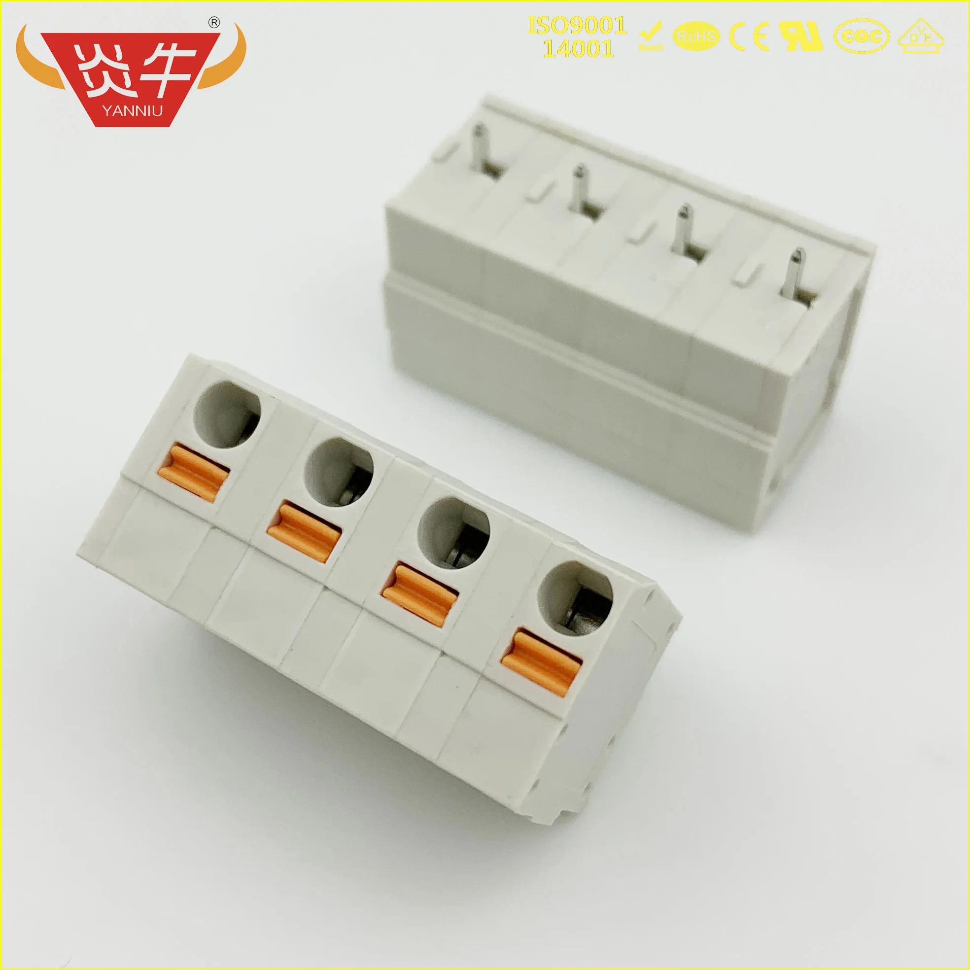 KF239 7,62 2P~ 12P PCB Пружинные клеммные блоки 7,62 мм 2PIN~ 12PIN Феникс контакт DEGSON KEFA YANNIU