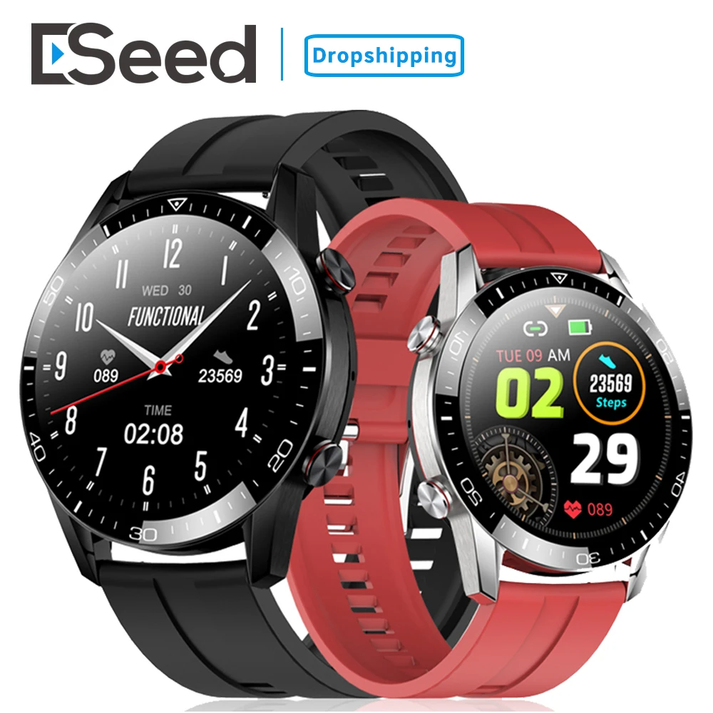 

Смарт-часы ESeed TK28 мужские с поддержкой Bluetooth, сенсорным экраном 1,3 дюйма и монитором здоровья