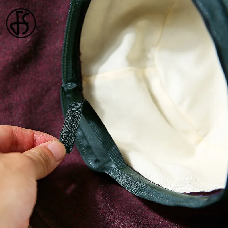 FS черная шляпа Для женщин рыбаков в новом дизайне Кепка теплая зимняя с Широкими