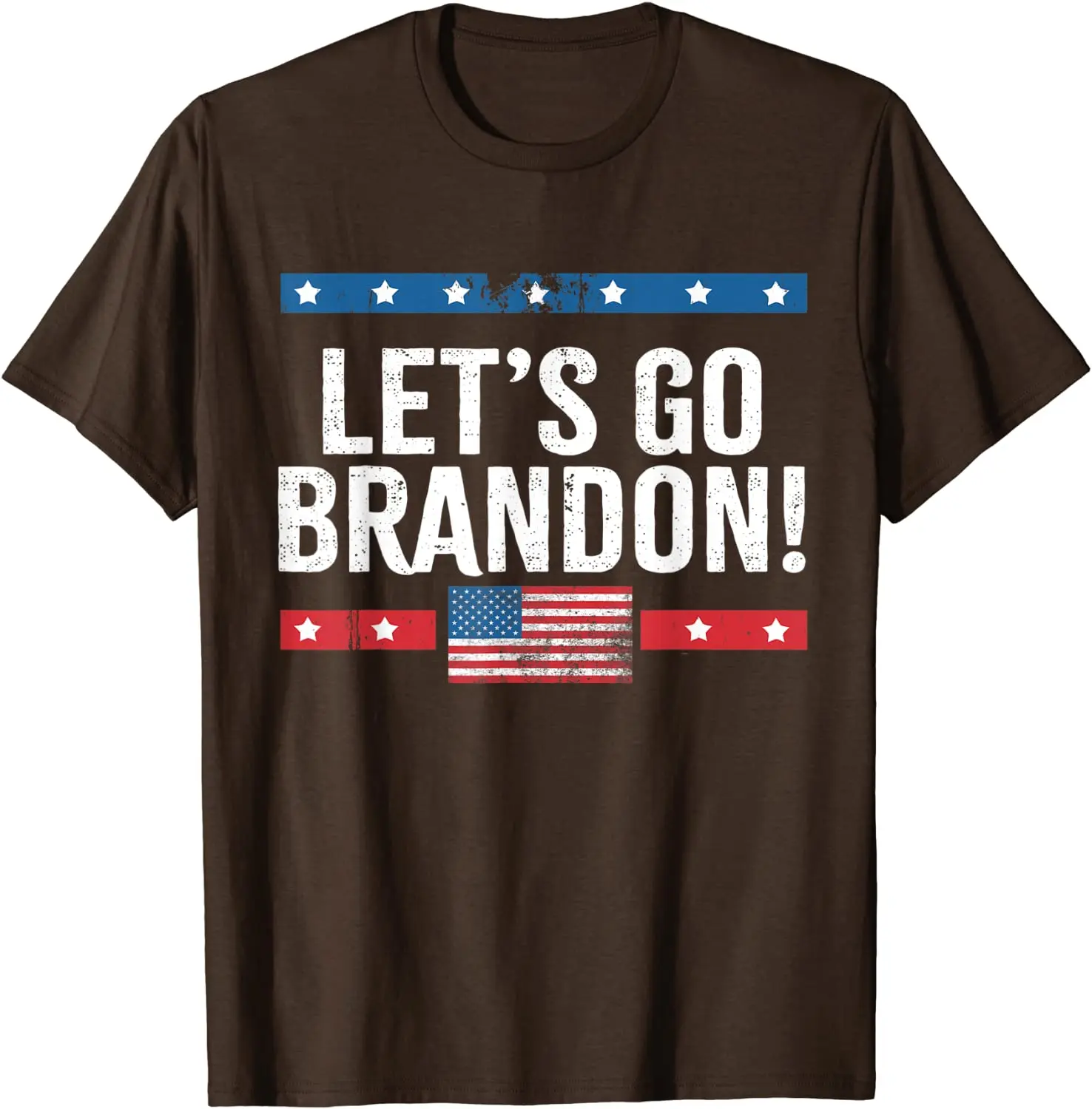 

Let's Go Brandon T-Shirt US Flag Men Women Graphic Casual Tees Fashion Slim Tops Plus Size XXS-4XL Blouse
