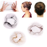 20pcs disposable 5mm nylon hairnet hair nets for wigs weave invisible hair soft lines dancing hairnet for bun hair styling tool