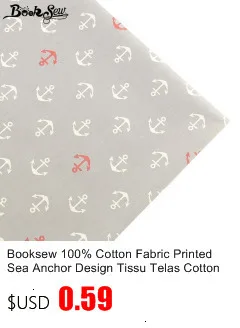 Домашний текстиль booksew хлопок льняная ткань синий узор дизайн швейный материал скатерть подушка сумка занавеска подушка Zakka CM