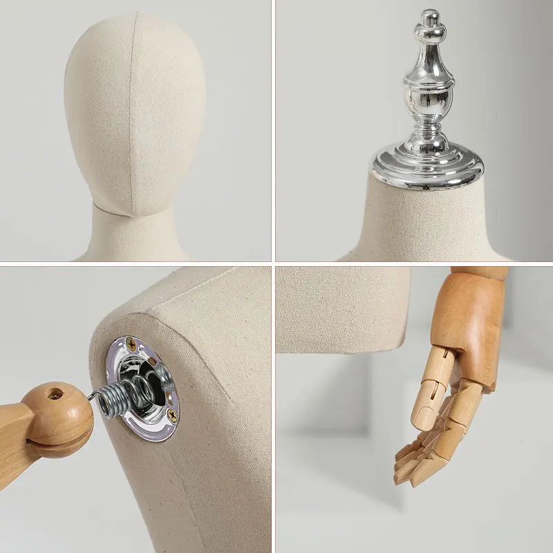 Тканевая обложка в форме платья модель детского манекена с деревянными