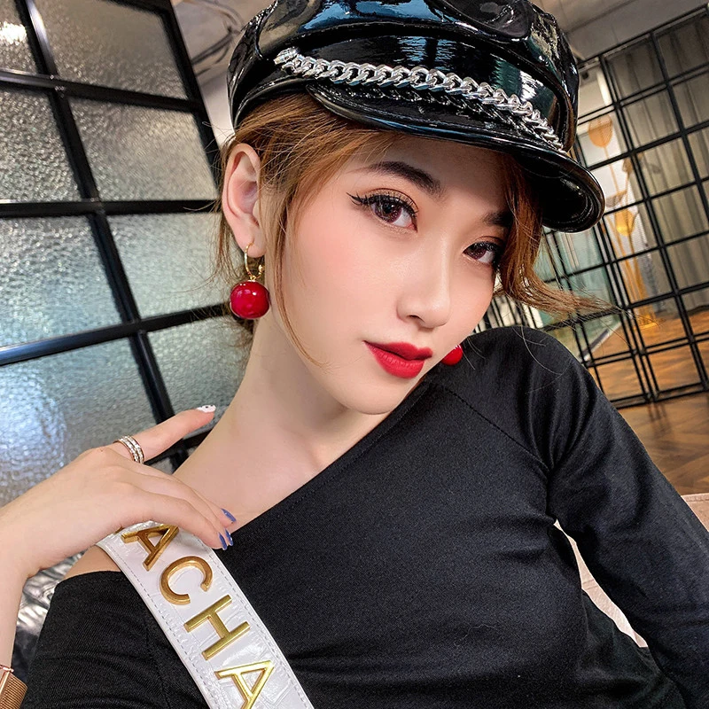 Женские круглые серьги-кольца с искусственным жемчугом большие серьги золотого