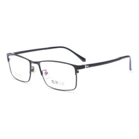 oeyeyeo new mens fashion personality business dual color metal eyeglass frame can be matched with myopia mirror