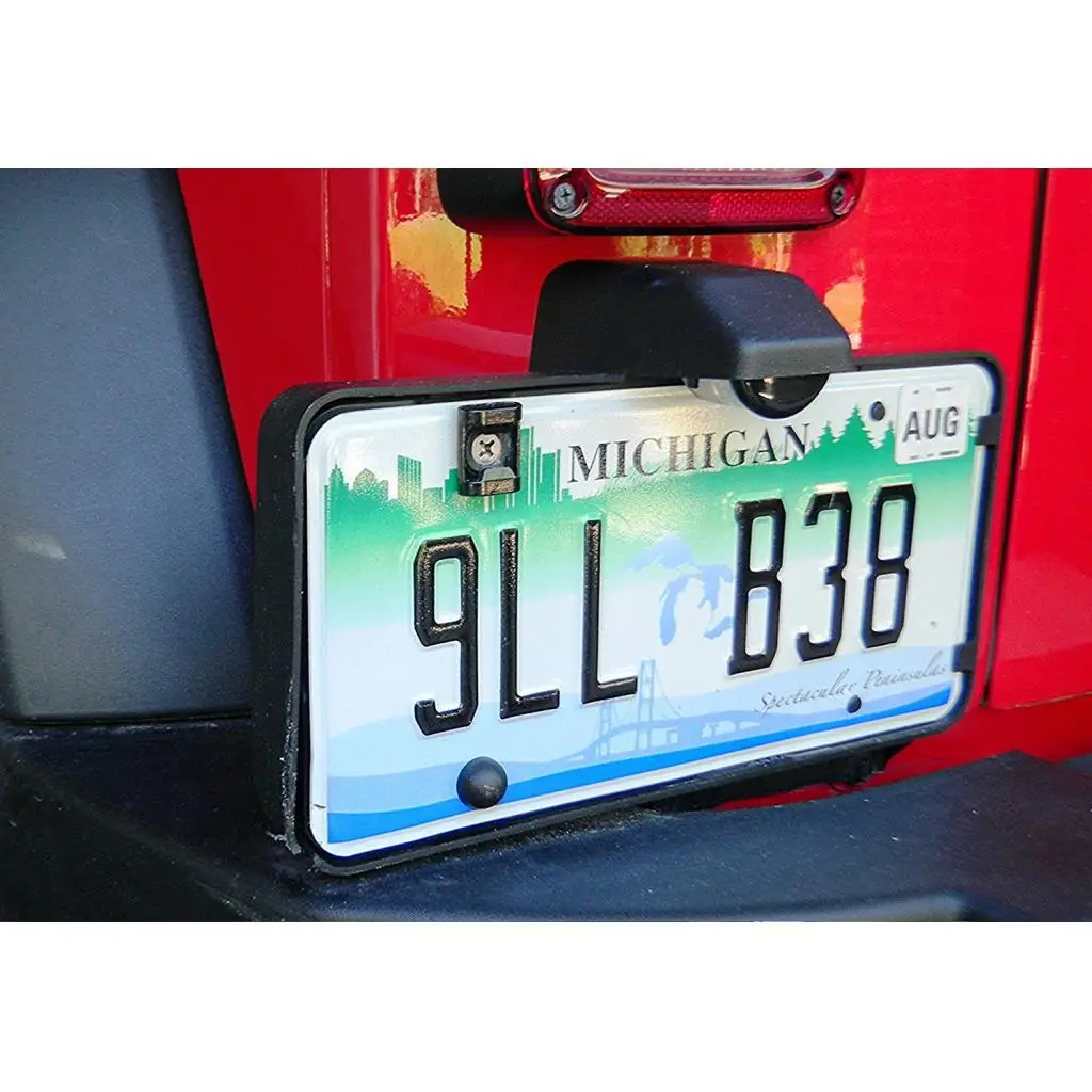 Открывалка для бутылок пива с креплением на задний номерной знак Jeep Wrangler JK 2007