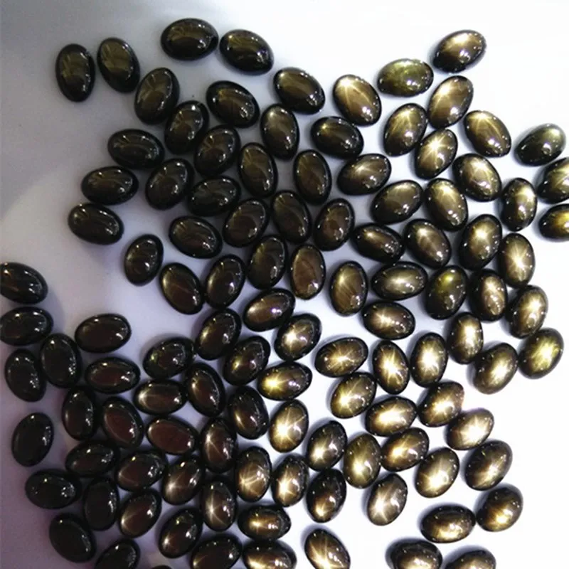 ECHSUN хороший натуральный сапфировый камень со звездами овальной формы 4*6 мм AAA zafiro