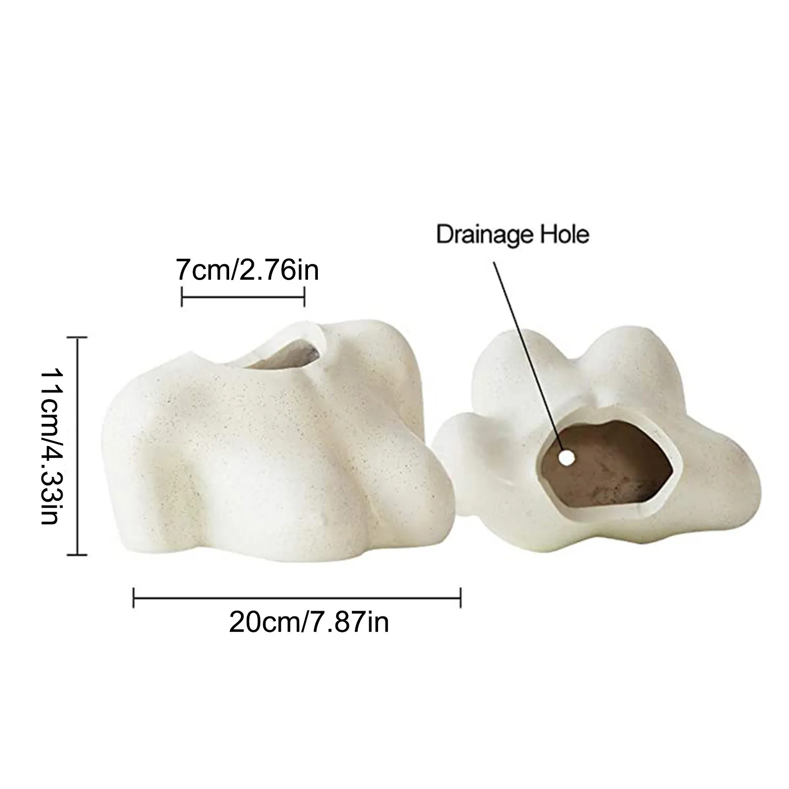 

Dropshipping Personality Resin Crafts Chest Statue Decoration Ornaments Butt Vase Female Body Flower Pot With Drain Hole Vase