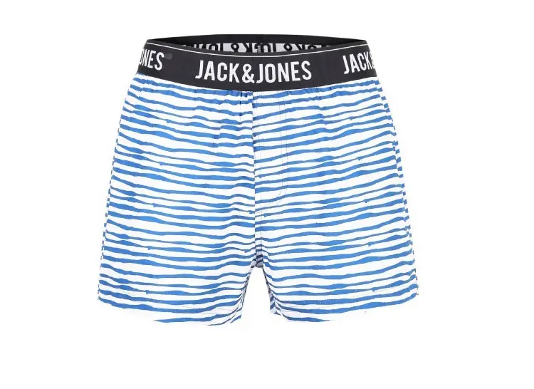 JackJones, мужские трусы-боксеры из хлопка с принтом, мужское нижнее белье, домашние штаны для мужчин, 219192536