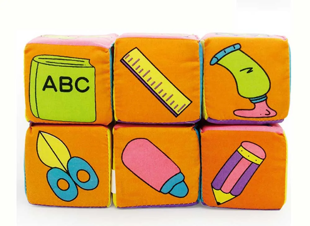 Детские игрушки для детей новинка детский Мягкий тканевый конструктор игрушка