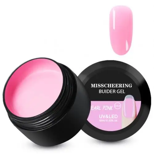 Pearl Pink Горячо! 15 мл ногтей Быстрый Удлинительный УФ-гель толстые строительные акриловые наконечники модель Маникюр Искусство легко использовать, устранить традиционный pap - Цвет: Pearl Pink
