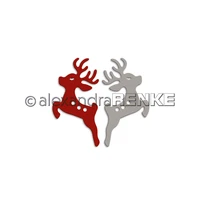 2021 new christmas baby deers couple metal cutting dies scrapbooking diy embossed mould make paper card album craft template cut