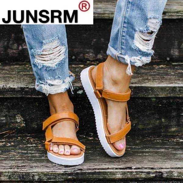 

Beach Sandals Summer Women Open Toe Thick Bottom Sandals Flat Bottom Ladies Shoes Femmes Sandales Leopard Print Plus Size 35-43